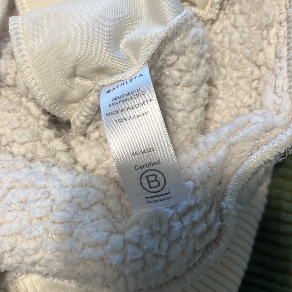 Athleta Talus Sherpa 1/4 Zip - Picture 5 of 5